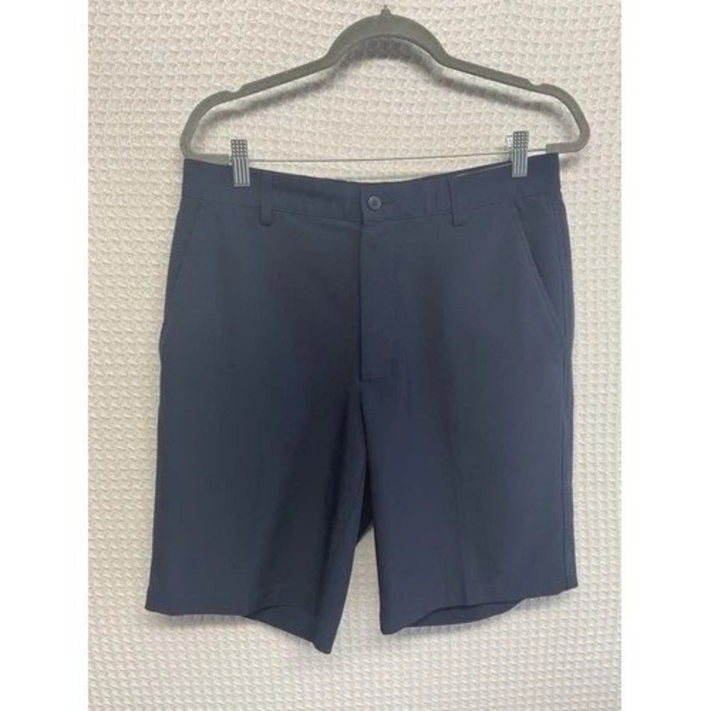 FootJoy FJ Navy‎ Stretch Flat Front Casual Golf Chino Shorts Men 32 Vietnam